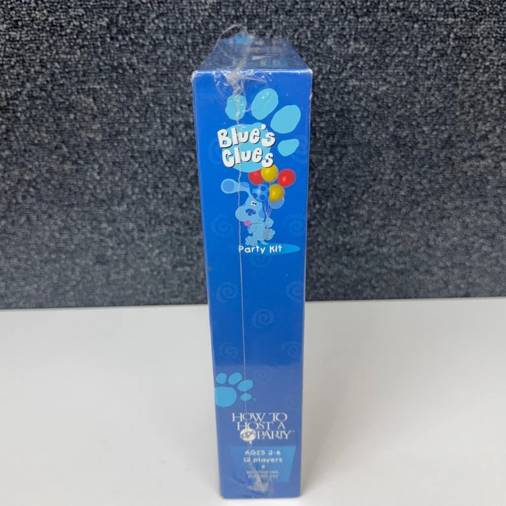 Vintage 1999 Blue's Clues How to Host a Kids Party Kit‎ Decipher Nickelodeon New